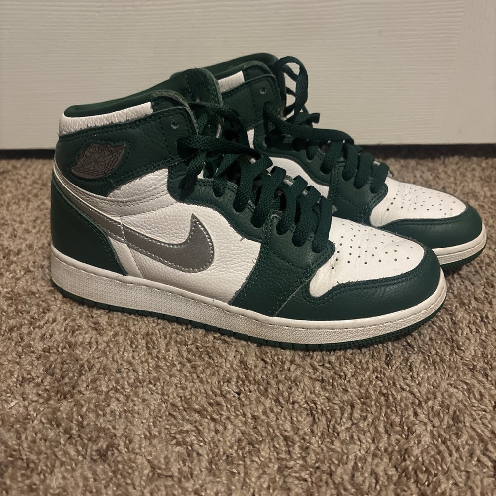 Nike Kids Sneakers Green and White